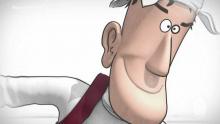 El personaje de un comic
